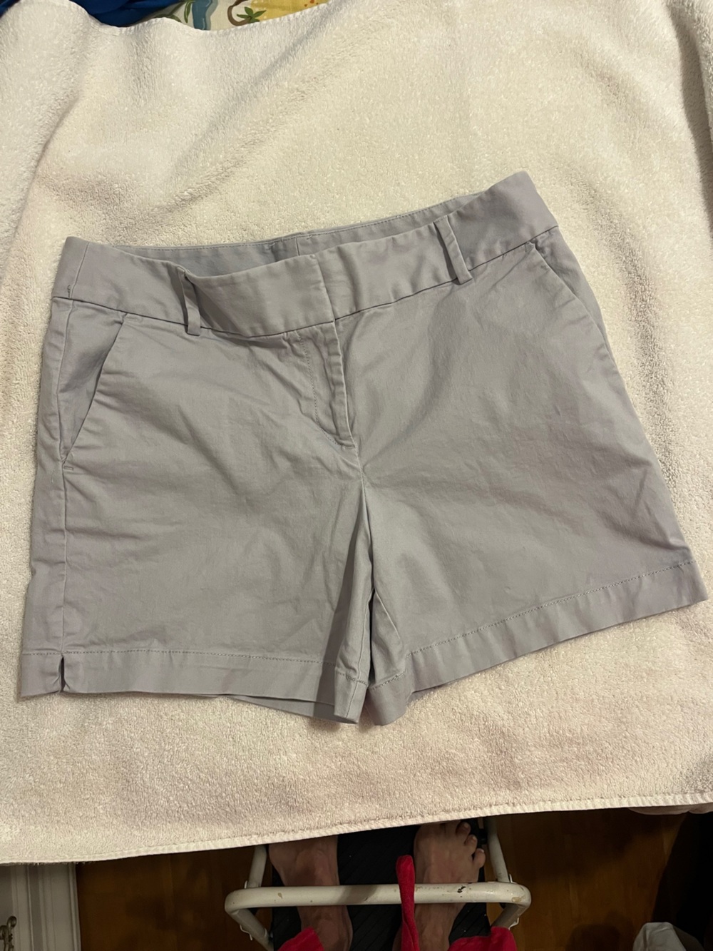 LOFT the Rivera short Light Gray Women's Shorts size 10